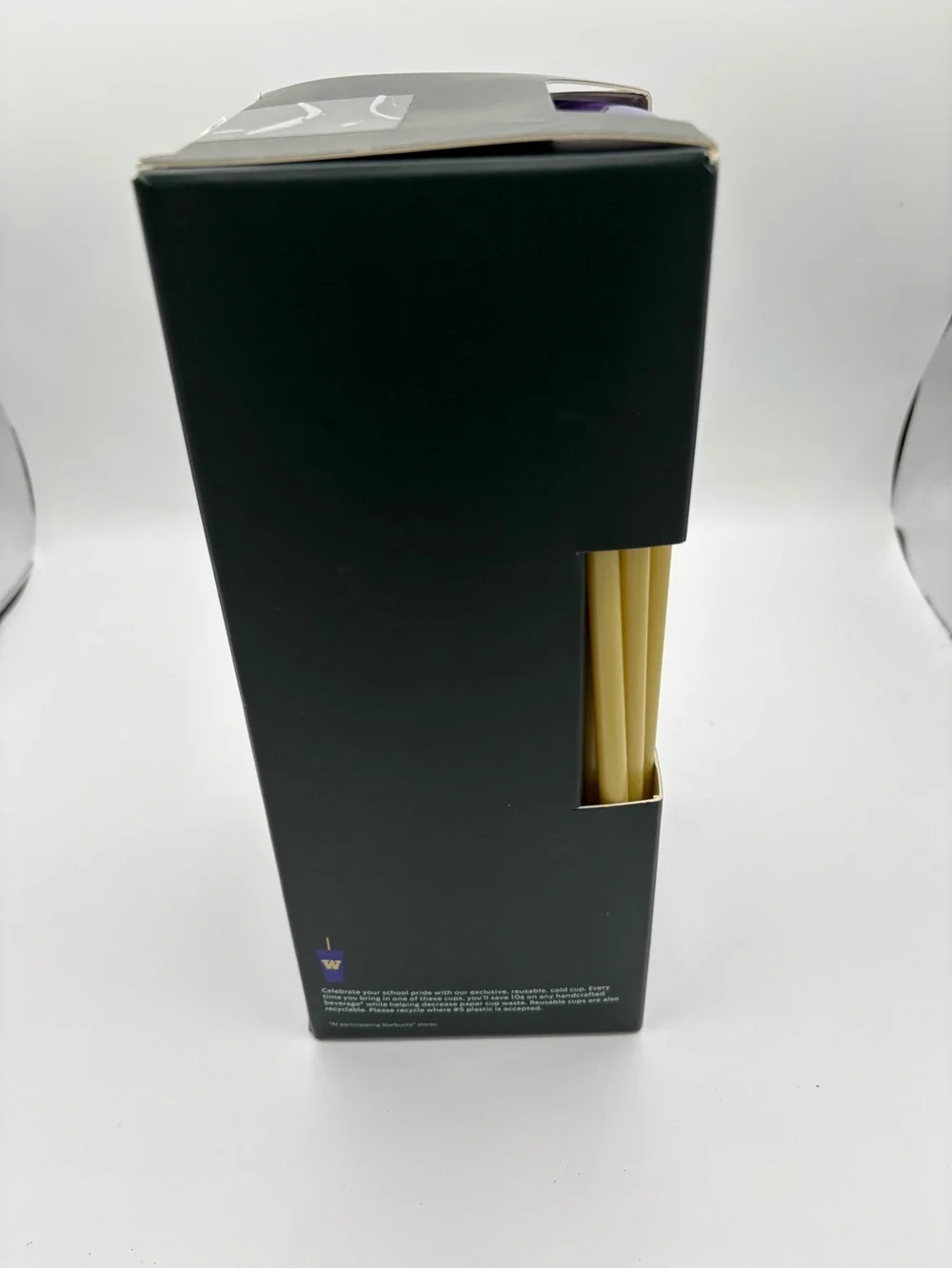 Starbucks Campus Collection Washington Huskies Reusable Cold Cups (5) New